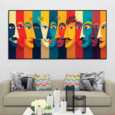 symphony-of-faces-in-color-and-expression-abstract-canvas-wall-painting