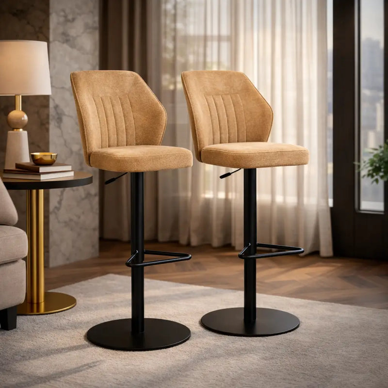 tall-lounge-bar-chair-with-cushioned-tan-brown-seat