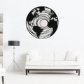 Terrestrial Modern Design Metal Artwork Wall Decor