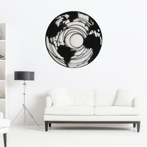 Terrestrial Modern Design Metal Artwork Wall Decor