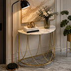 The Arcana Semi-Circle Premium Console Table