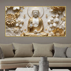 The Eternal Calm of Buddha 3D Canvas Wall Painting
