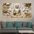 The Eternal Calm of Buddha 3D Canvas Wall Painting