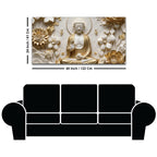 The Eternal Calm of Buddha 3D Canvas Wall Painting
