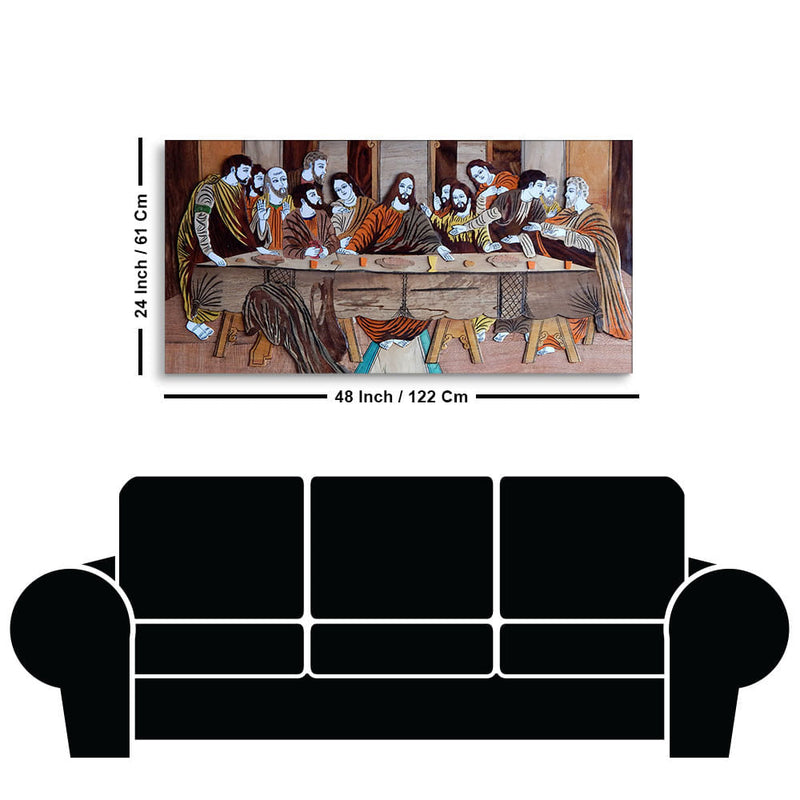 The Last Supper of Christ in Church Canvas Wall Painting