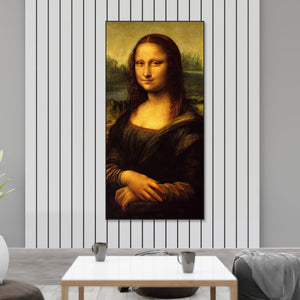 The Mona Lisa Portrait Floating Canvas Wall Art