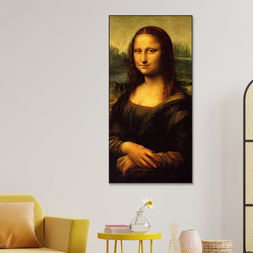 The Mona Lisa Portrait Floating Canvas Wall Art