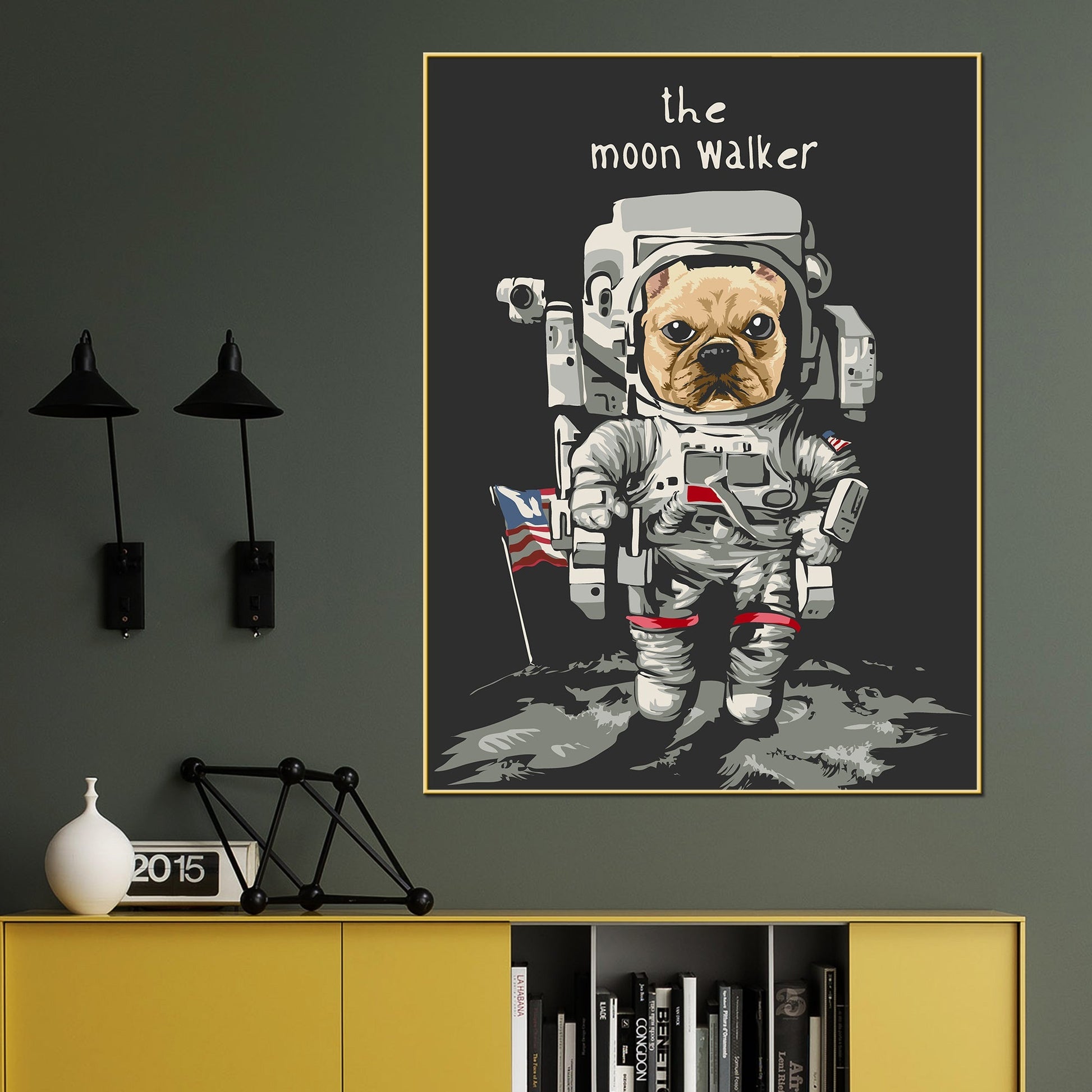 The Real Moon Walker Cotton Canvas Wall Painting