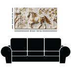 The Royal Horse 3D Canvas Wall Painting
