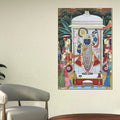 The Serene Temple Gathering of Shrinathji Canvas Wall Painting