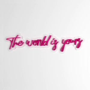 The World is yours Design Neon LED Light