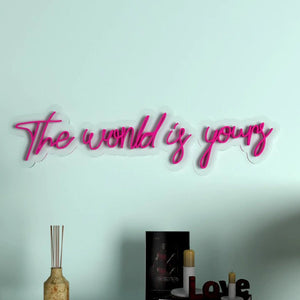 The World is yours Design Neon LED Light