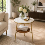 Timeless Elegance Round Marble Table for Modern Living