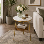 Timeless Elegance Round Marble Table for Modern Living