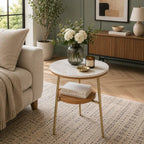 Timeless Elegance Round Marble Table for Modern Living