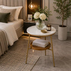 Timeless Elegance Round Marble Table for Modern Living