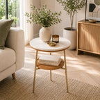 Timeless Elegance Round Marble Table for Modern Living