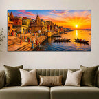 Timeless Morning in Kashi Canvas Painting