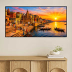 Timeless Morning in Kashi Canvas Painting