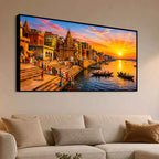 Timeless Morning in Kashi Canvas Painting