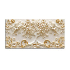 Timeless Pearl Blossom Tree of Life 3D Canvas Wall Painting