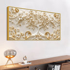 Timeless Pearl Blossom Tree of Life 3D Canvas Wall Painting