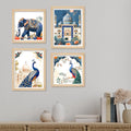 Timeless Royal Theme Wall Art Frame Set of 4