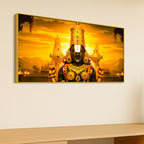 Tirupati Balaji Canvas Painting for Pooja Room Wall