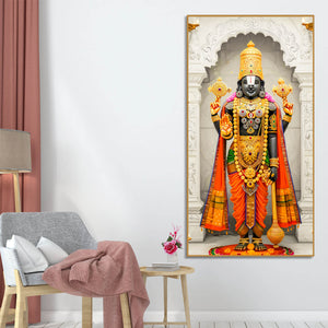 tirupati-balaji-canvas-wall-painting-hindu-devotional-home-decor