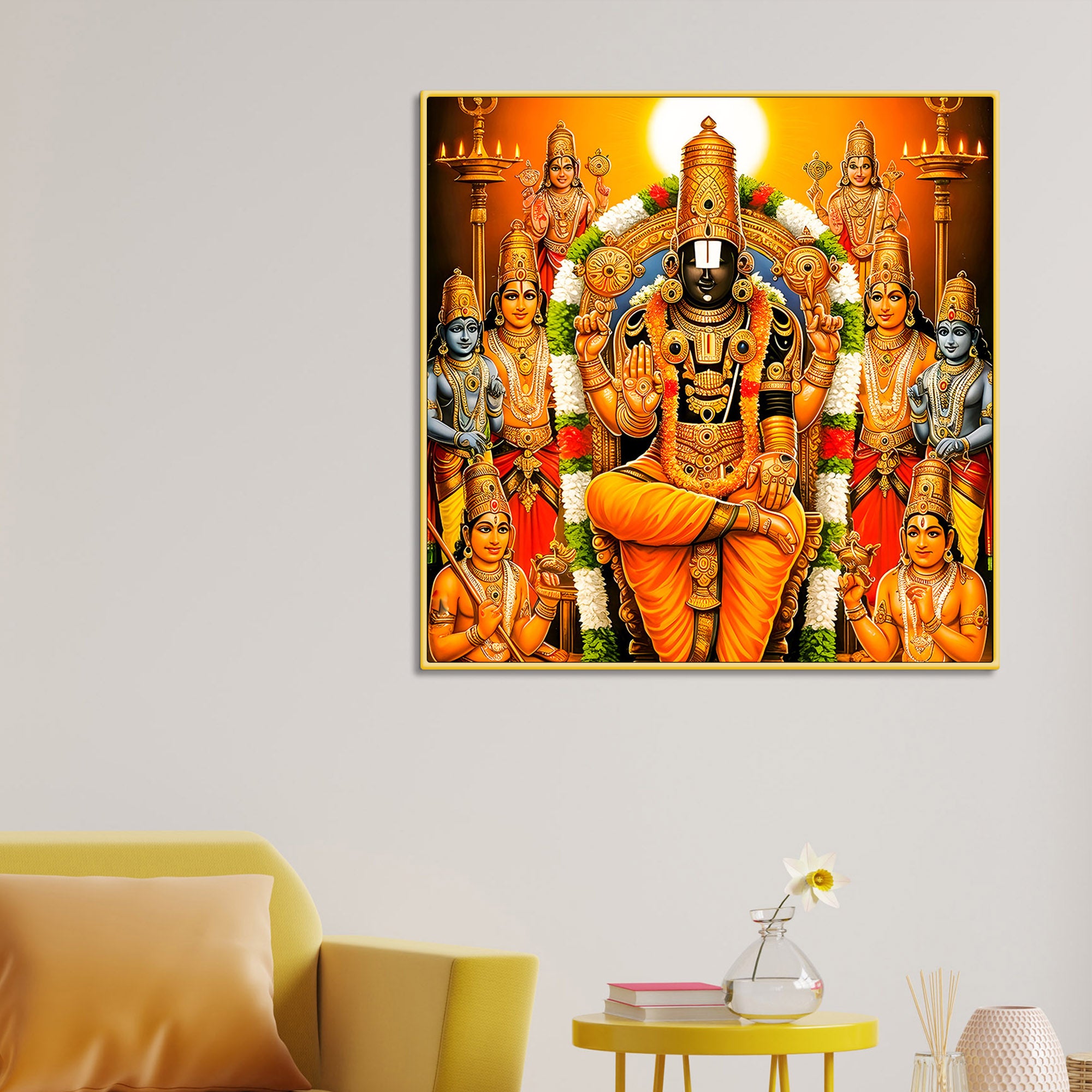 tirupati-balaji-spiritual-wall-painting-for-home-decor