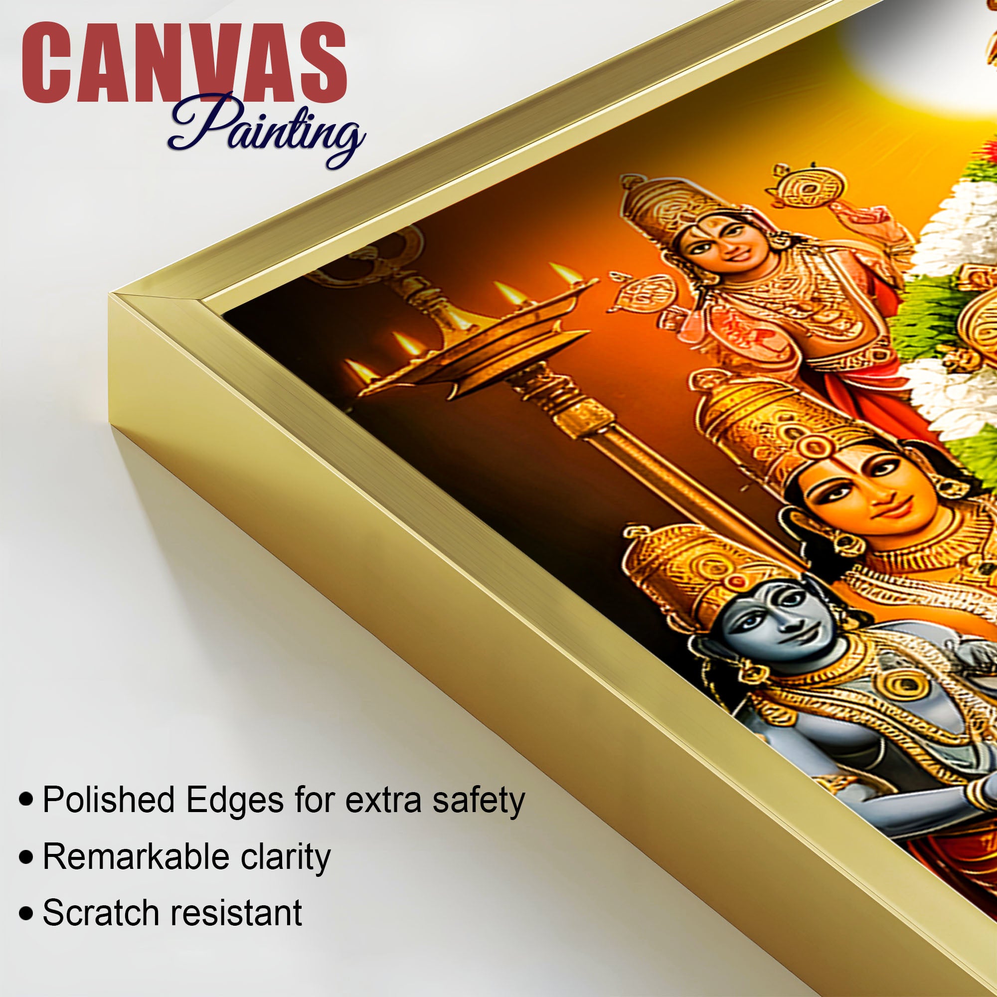 Tirupati Balaji Spiritual Wall Painting for Home Decor