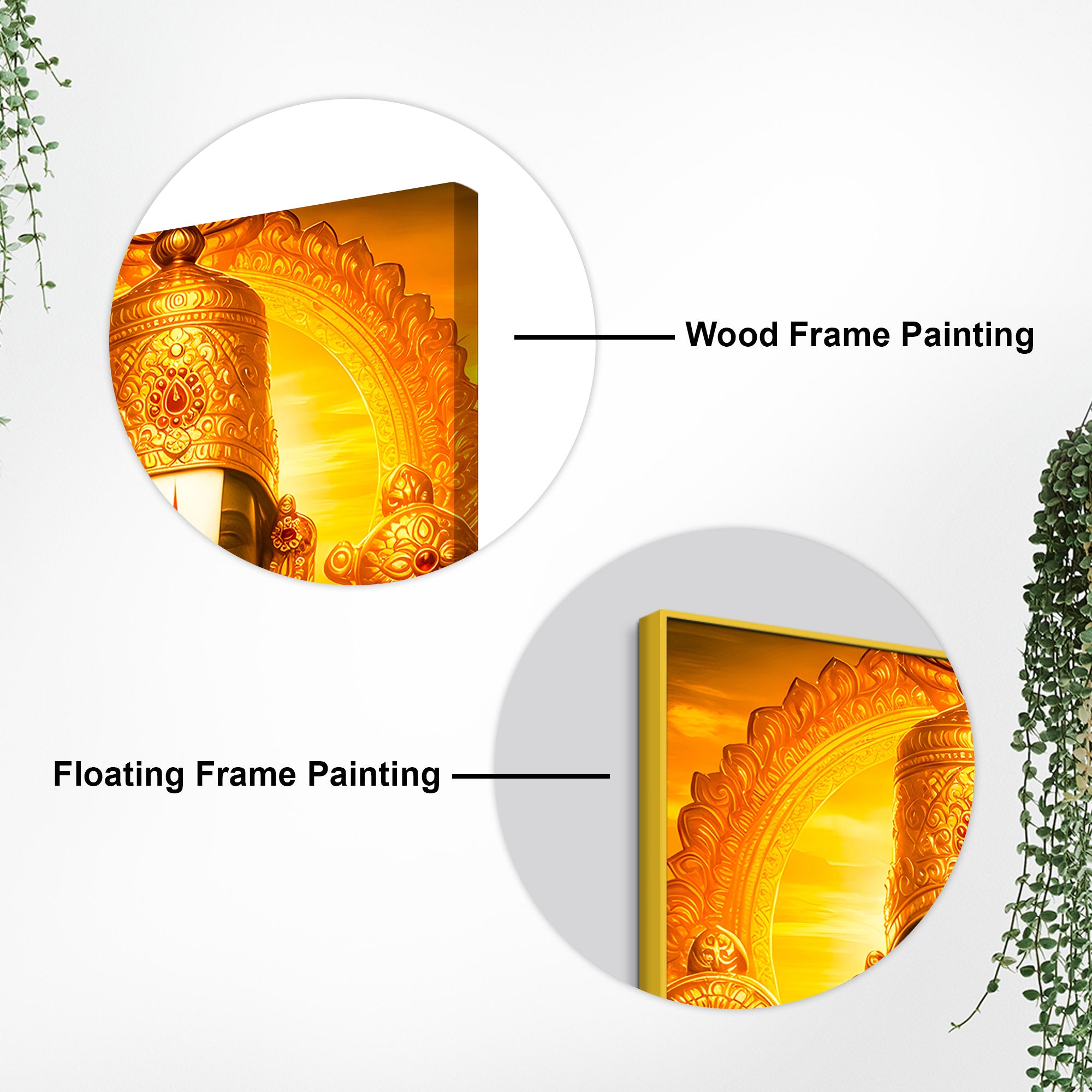 Tirupati Balaji Wall Painting for Home & Temple Decor