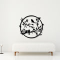 Toucan Birds on Tree Metal Art Wall Decor