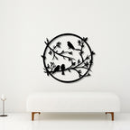 Toucan Birds on Tree Metal Art Wall Decor