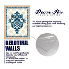 Traditional Artistic Pattern Art Wall Frame Set of Four