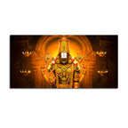 Traditional Balaji Canvas Wall Painting for Mandir