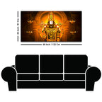 Traditional Balaji Canvas Wall Painting for Mandir