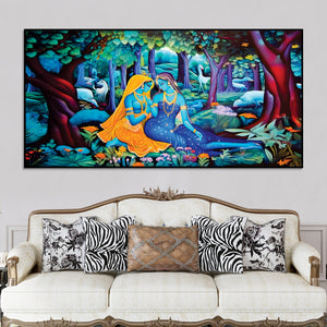 Traditional Canvas Wall Painting for Home & Living Room