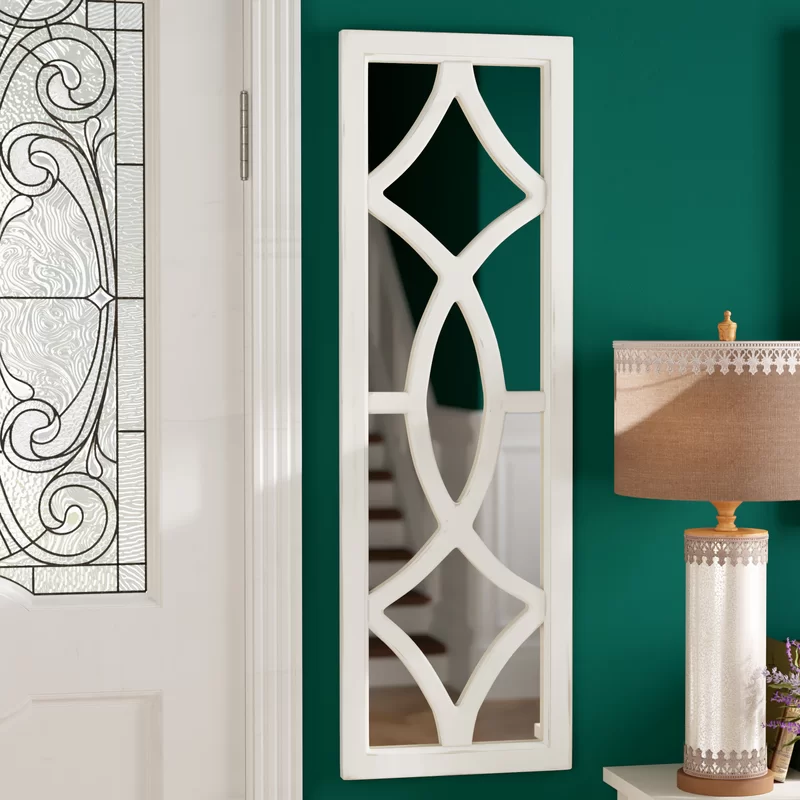 Traditional Design White Framed Finish Mirror