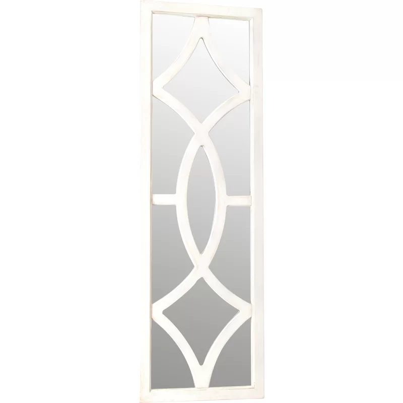 Traditional Design White Framed Finish Mirror