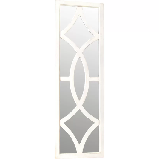 Traditional Design White Framed Finish Mirror