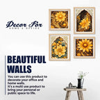 Traditional Floral Wall Art Frame Set of 4