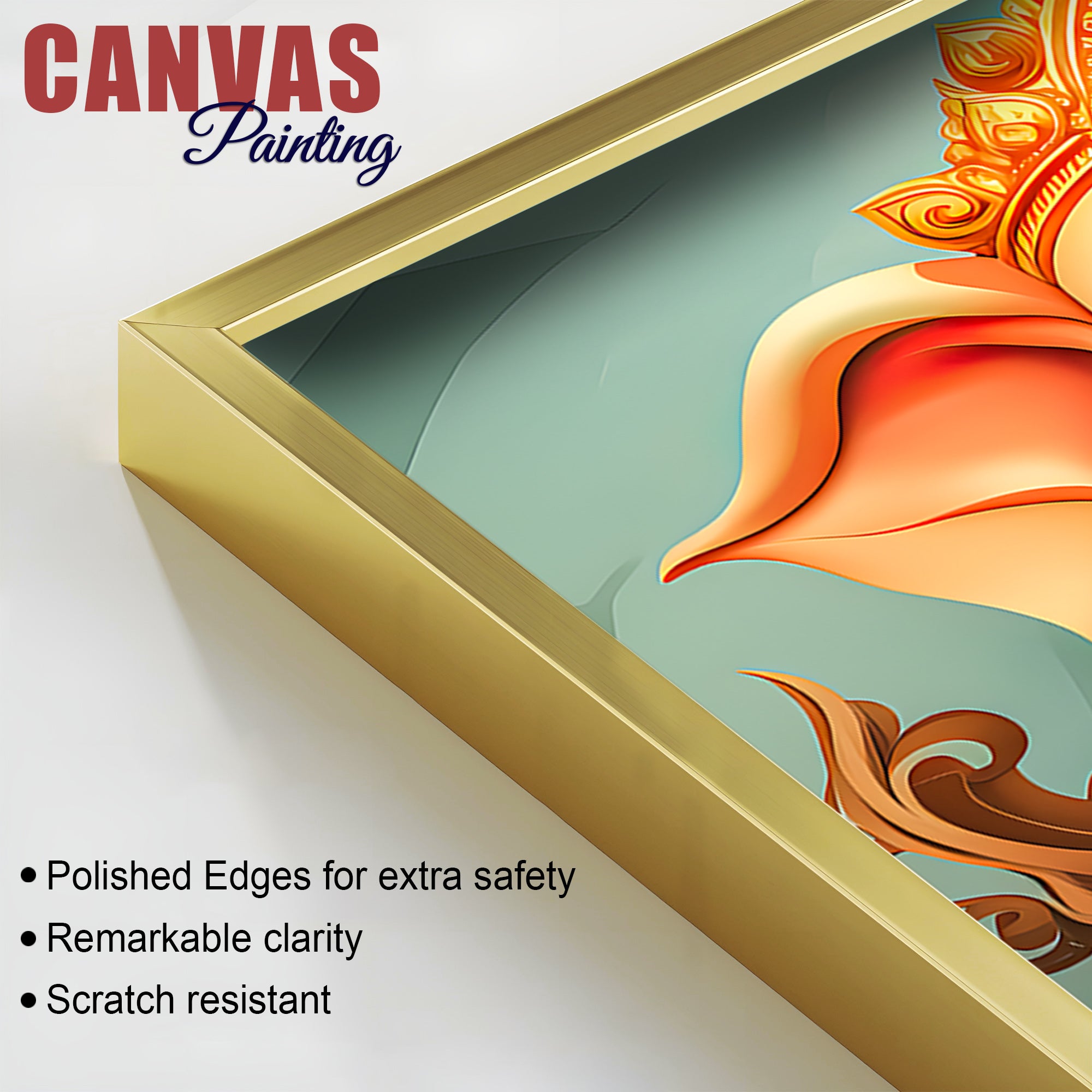 Traditional Ganesha Wall Painting for Home