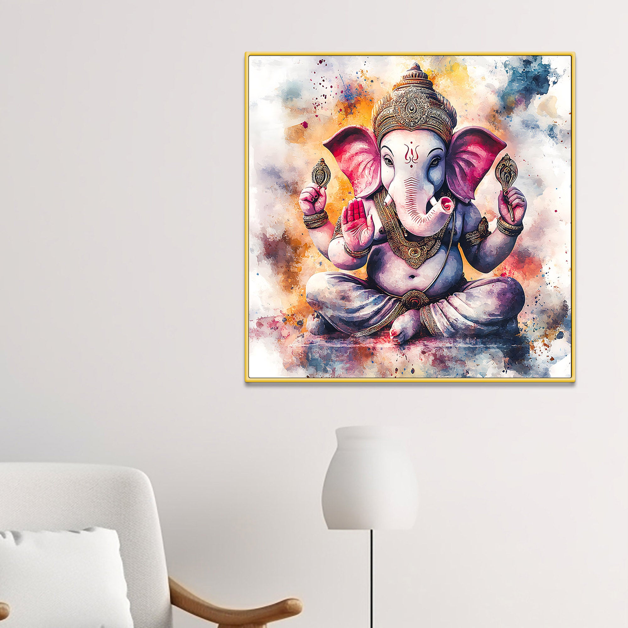 Traditional Ganpati Painting for Home & Office Decoration