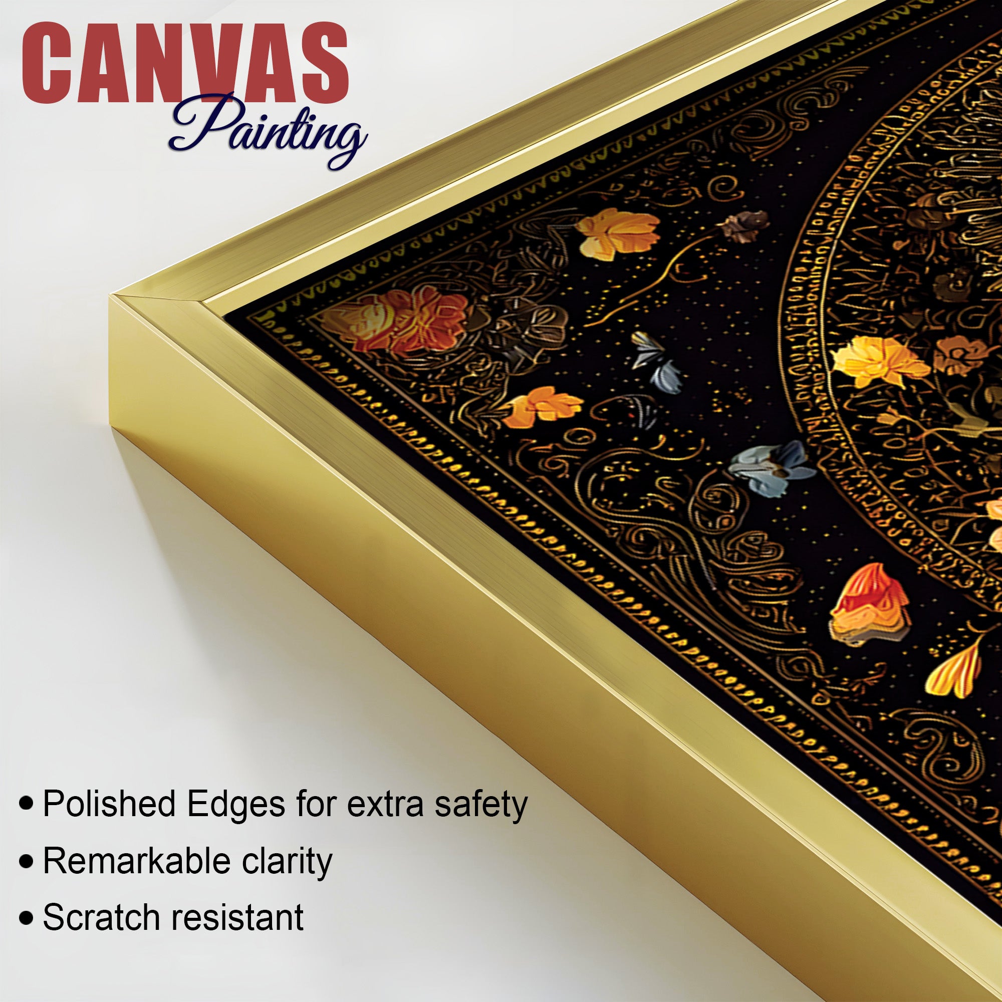 Traditional Ganpati Wall Décor Painting for Living Room