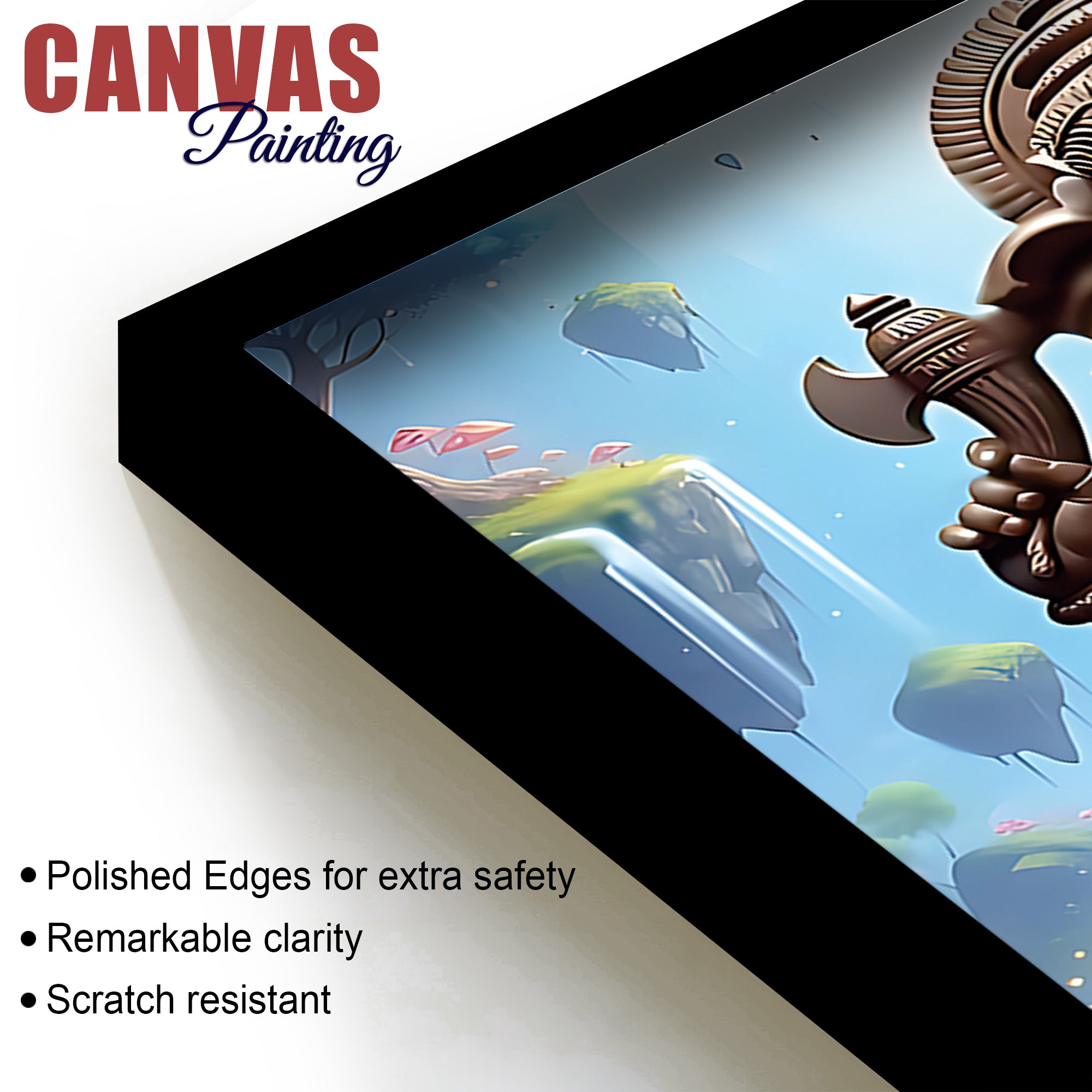 Traditional Ganpati Wall Painting for Home Decoration