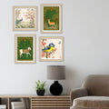 Traditional Garden Wall Art Frame Set of 4