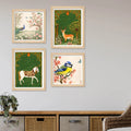 Traditional Garden Wall Art Frame Set of 4
