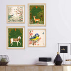Traditional Garden Wall Art Frame Set of 4