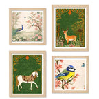 Traditional Garden Wall Art Frame Set of 4